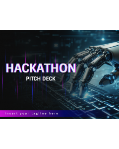 Hackathon Pitch Deck PPT Slide 1