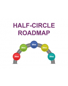 Half Circle Roadmap PPT Slide 1