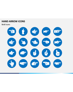 Hand Arrows PPT Slide 1