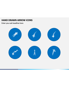 Hand Drawn Arrow Icons PPT Slide 1