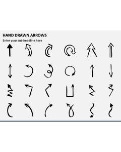Hand Drawn Arrows PPT Slide 1