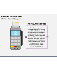 Handheld Computers PPT Slide 1