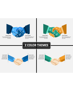 Handshake Infographic PPT Cover Slide