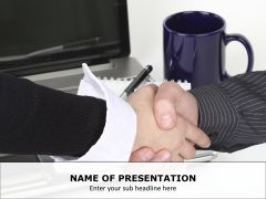 Handshake PPT Slide 1