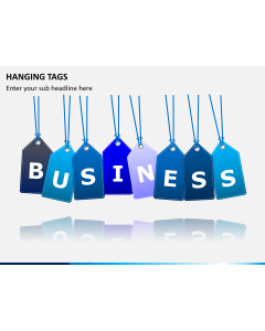 Hanging tags PPT slide 1