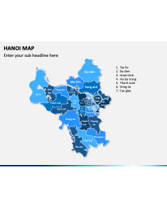 Hanoi Map PPT Slide 1