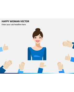 Happy Woman PPT Slide 1