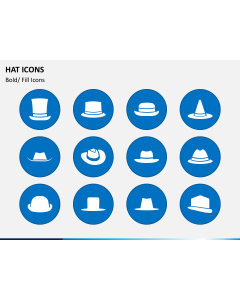 Hat Icons PPT Slide 1