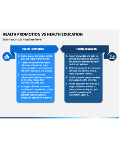 Health Promotion Vs Health Education PPT Slide 1