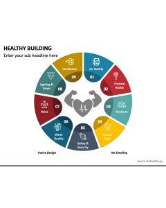 Healthy Building PPT Slide 1