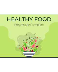 Healthy Food Theme PPT Slide 1