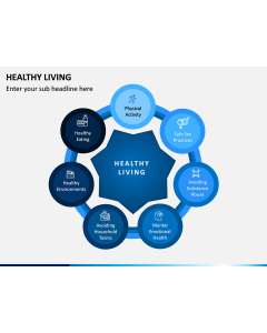 Healthy Living PPT Slide 1