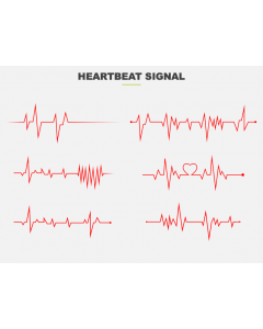 Heartbeat Signal PPT Slide 1