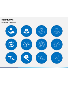 Help Icons PPT Slide 1