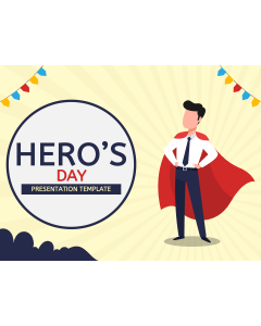 Hero's Day PPT Slide 1
