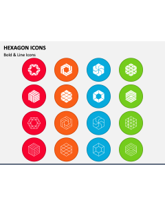Hexagon Icons PPT Slide 1
