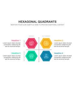 Hexagonal Quadrants PPT Thumbnail