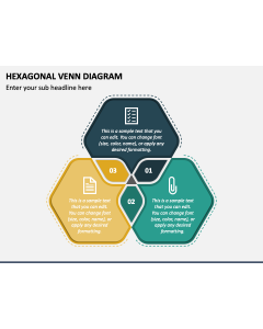 Hexagonal Venn Diagram PPT Slide 1