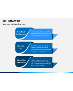 High Impact HR PPT Slide 1