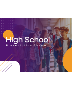 High School Theme PPT Thumbnail