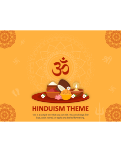Hinduism Theme PPT Slide 1