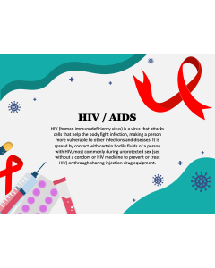 HIV/AIDS PPT Slide 1