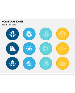 Home Care Icons PPT Slide 1