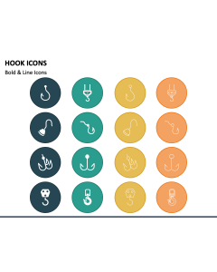 Hook Icons PPT Slide 1