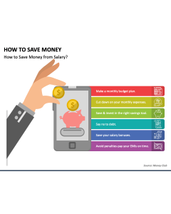How To Save Money PPT Slide 1