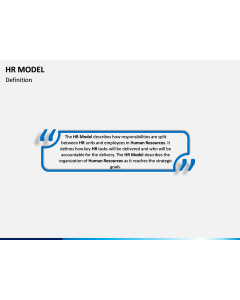 HR Model PPT Slide 1