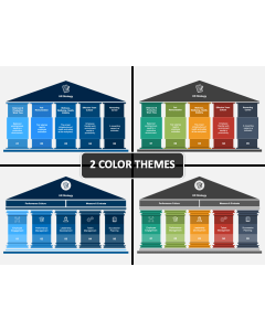 HR Pillars Cover PPT Slide