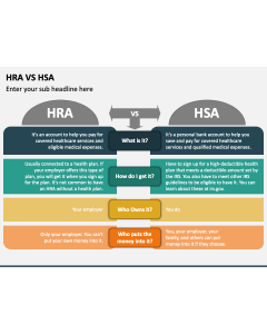 HRA Vs HSA PPT Slide 1