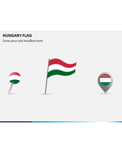 Hungary Flag PPT Slide 1