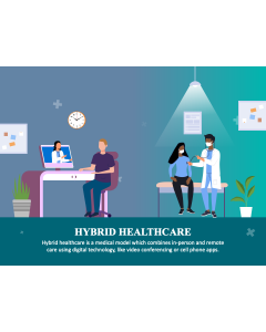 Hybrid Healthcare PPT Slide 1
