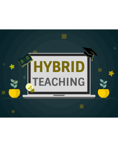 Hybrid Teaching PPT Slide 1