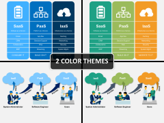 Infrastructure as a service PPT cover slide