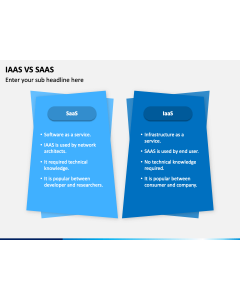 IaaS vs SaaS PPT Slide 1