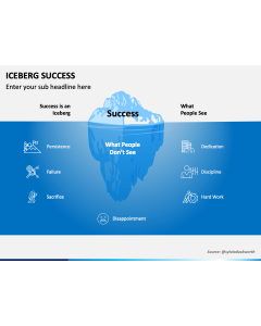 Iceberg Success PPT Slide 1