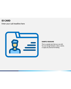 ID Card Icons PPT Slide 1