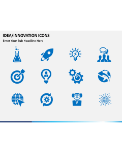 Idea Innovation Icons PPT slide 1