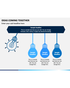 Ideas Coming Together PPT Slide 1