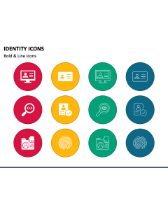 Identity Icons PPT Slide 1
