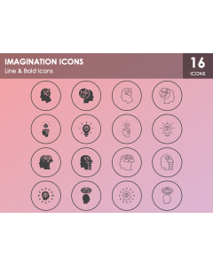 Imagination Icons PPT Slide 1