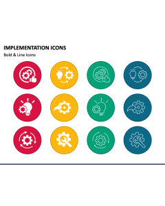 Implementation Icons PPT Slide 1