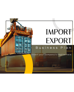 Import Export Business Plan PPT Thumbnail
