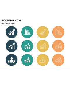 Increment Icons PPT Slide 1