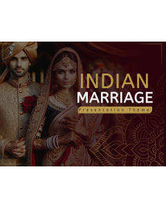 Indian Marriage Theme PPT Thumbnail