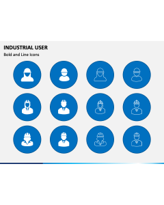 Industrial User Icons PPT Slide 1