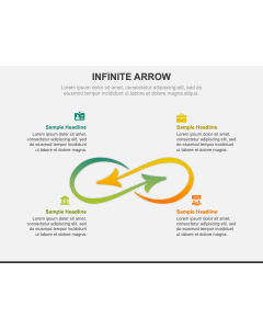 Infinite Arrow PPT Slide 1