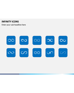 Infinity Icons PPT Slide 1